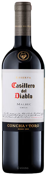 Casillero del Diablo Reserva Malbec, 750ml