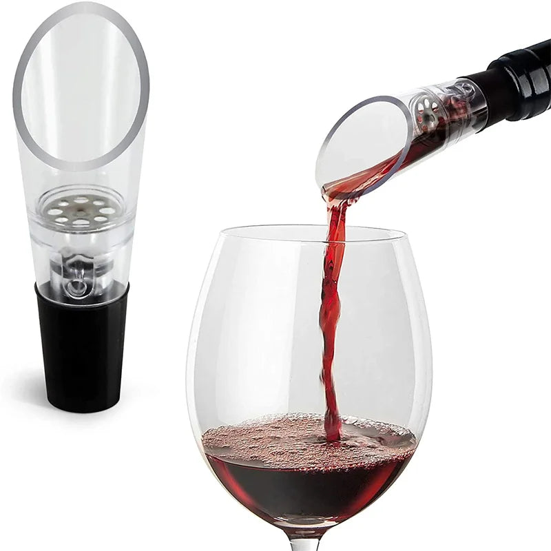 Abridor de Vinho Com Pressão e Vácuo, Kit 4 peças