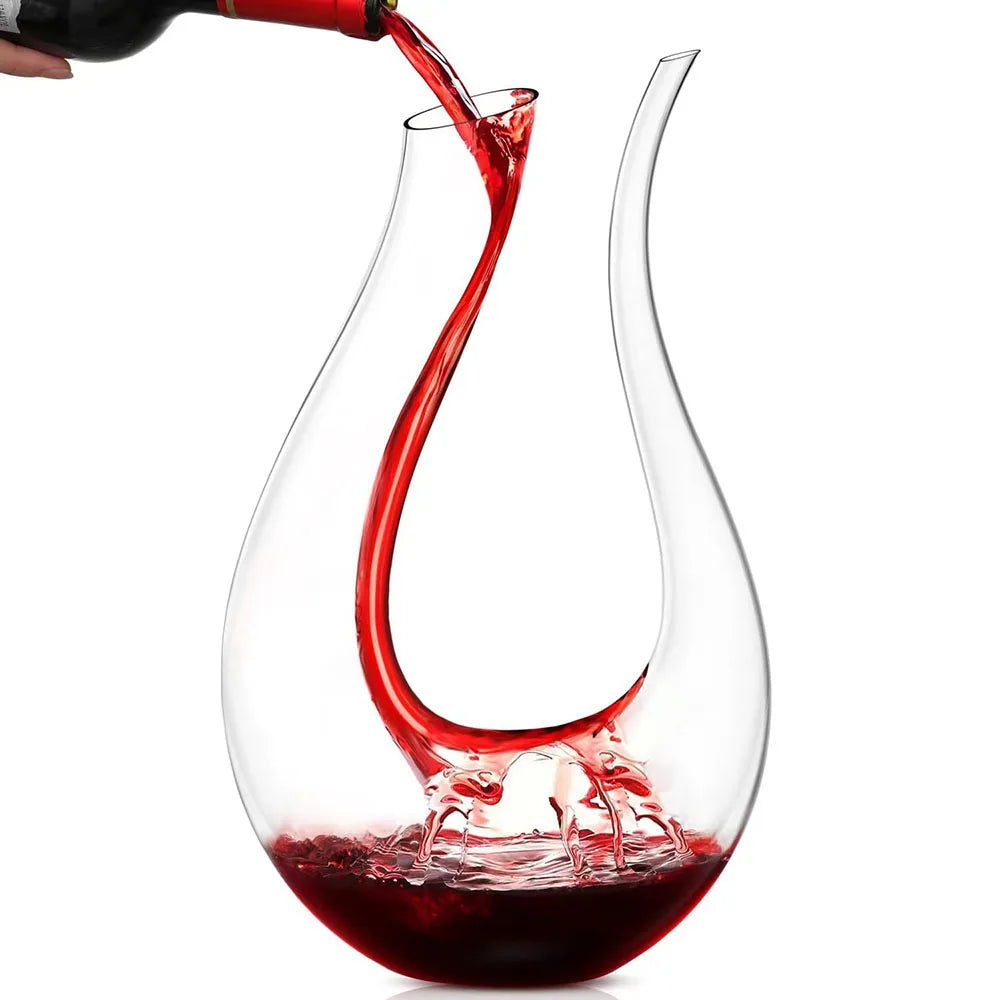 Decanter Crystal Vinho U, Swan Decanter Creative Wine 600ml